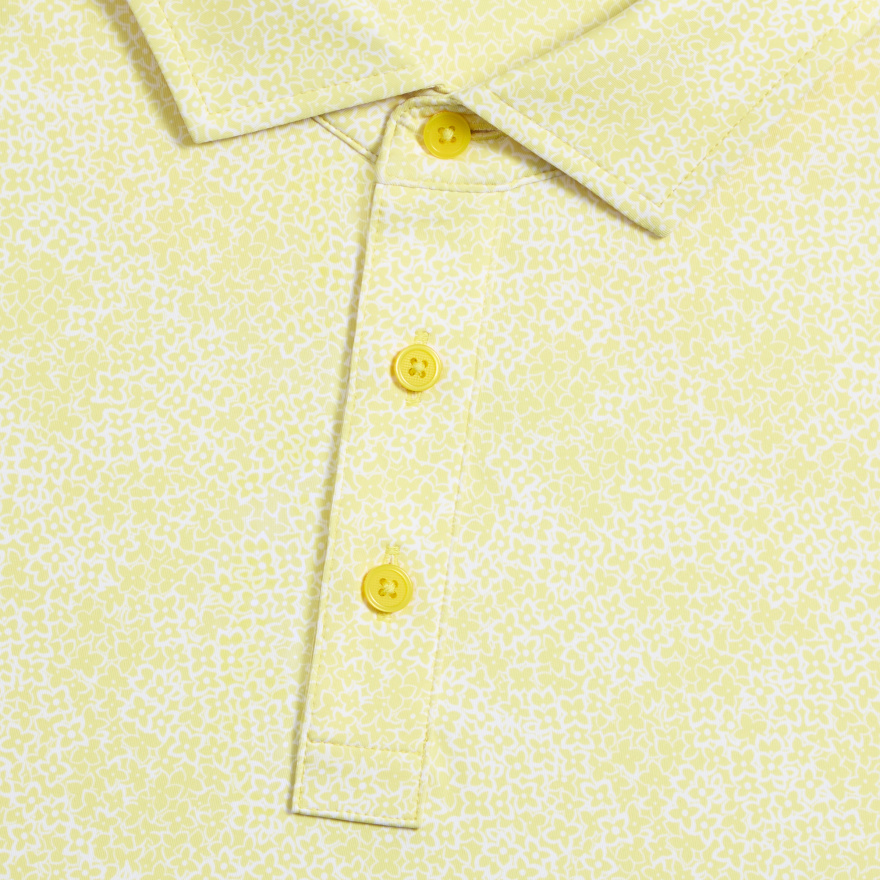 HYDRANGEA TECH JERSEY POLO in Canary - Alternate Image 4