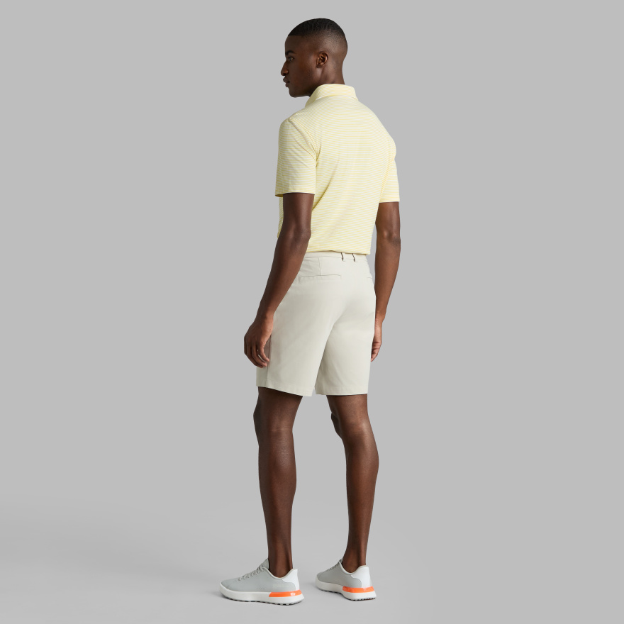 ALL PLAY STRIPE STRETCH KNIT POLO in Canary - Alternate Image 3