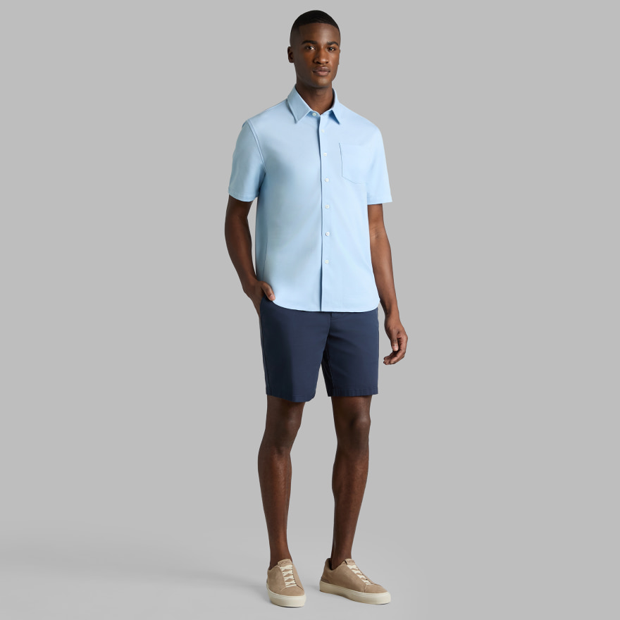 OXFORD PIQU&Eacute; SHIRT in BAJA - Alternate Image 2