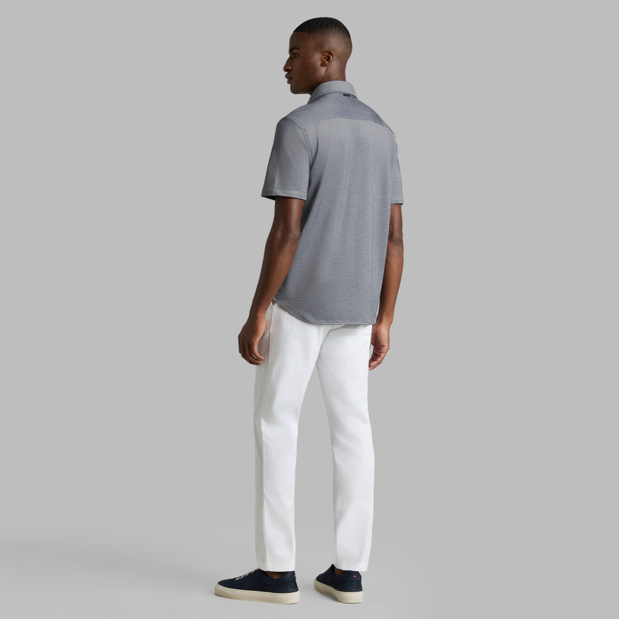 OXFORD PIQU&Eacute; SHIRT in Twilight - Alternate Image 3