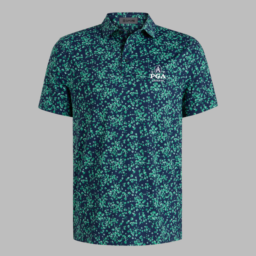 2026 PGA SCATTERED DITZY TECH JERSEY POLO | MEN'S POLO SHIRTS | G/FORE
