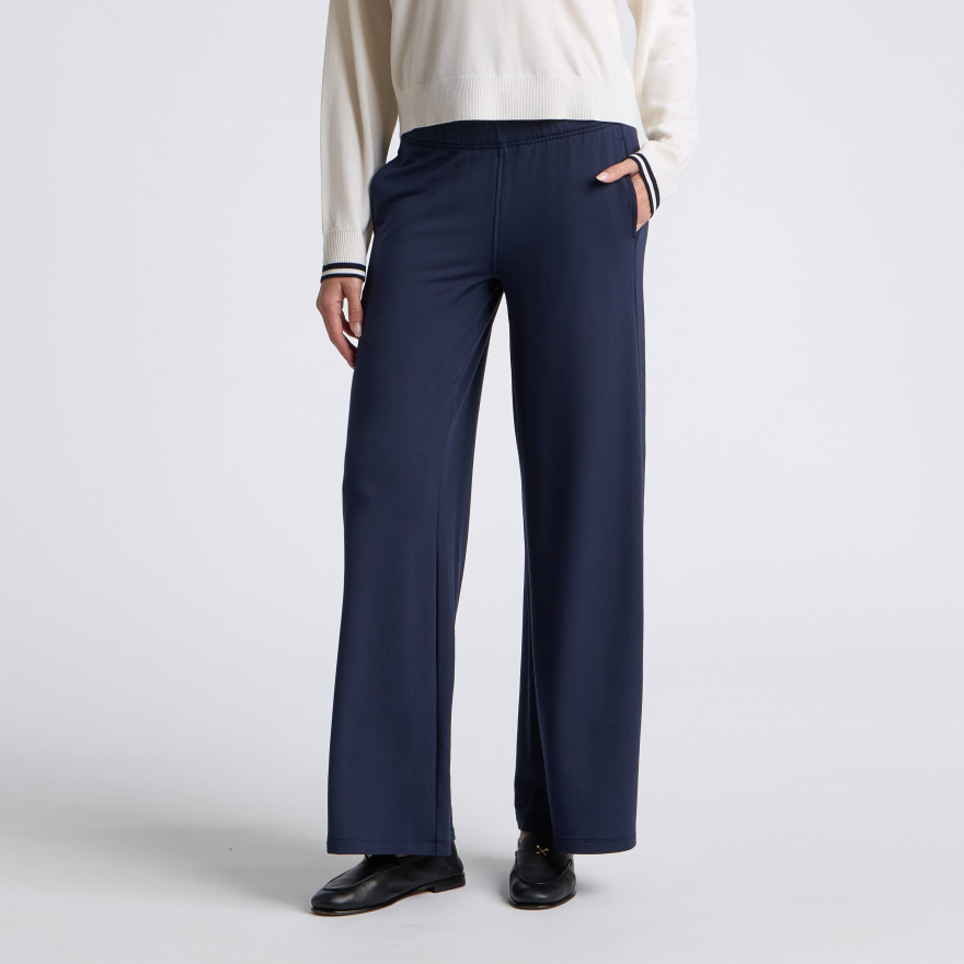 ALL PLAY LIGHTWEIGHT TERRY STRAIGHT LEG LOUNGE PANT in Twilight - Alternate Image 2