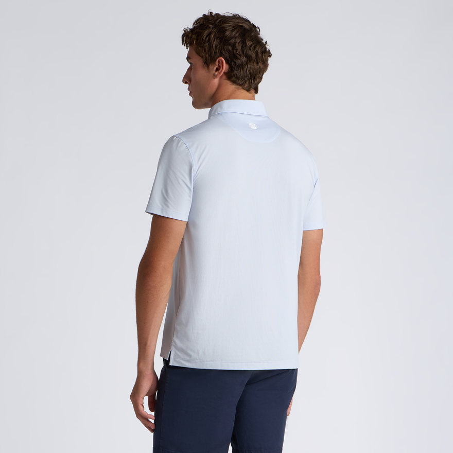 DELTA DOT JACQUARD POLO in BAJA - Alternate Image 3