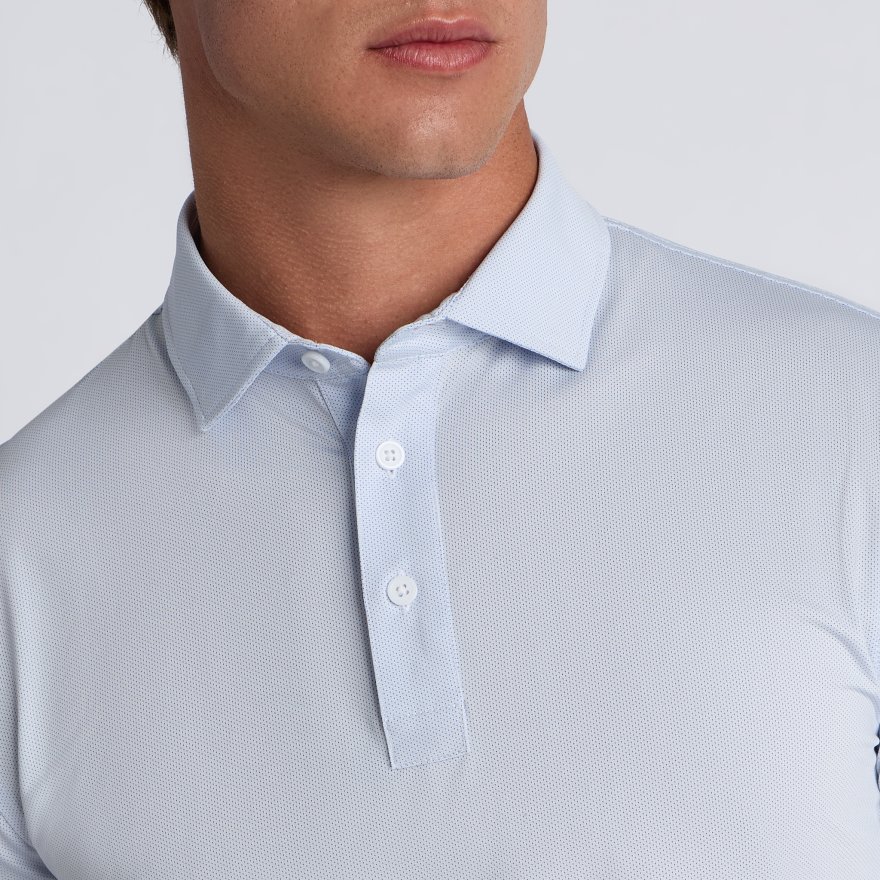 DELTA DOT JACQUARD POLO in BAJA - Alternate Image 4