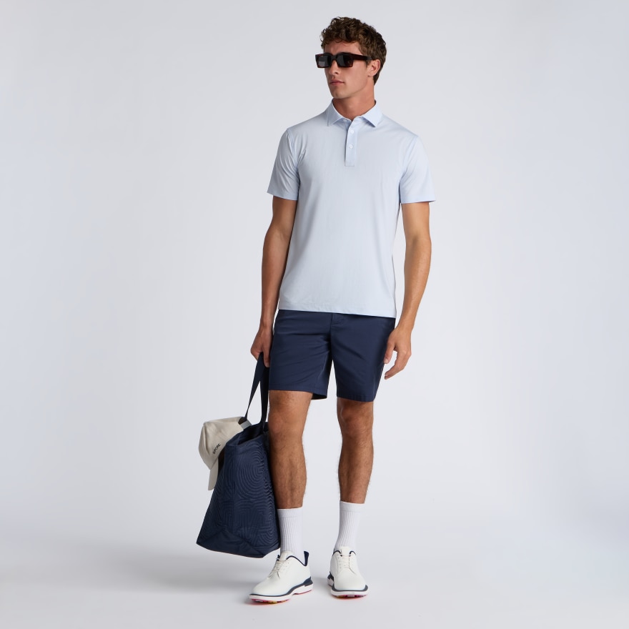 DELTA DOT JACQUARD POLO in BAJA - Alternate Image 1