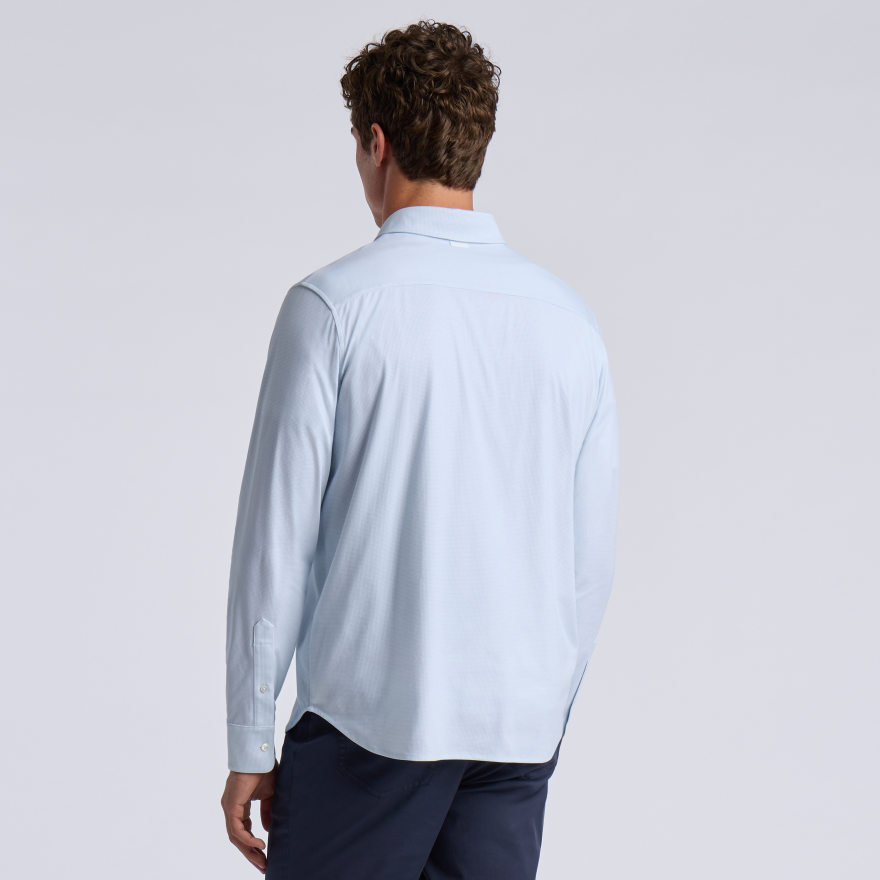 LTD RELEASE DIAMOND LUXE COTTON BLEND SHIRT in SNOW/BAJA - Alternate Image 3