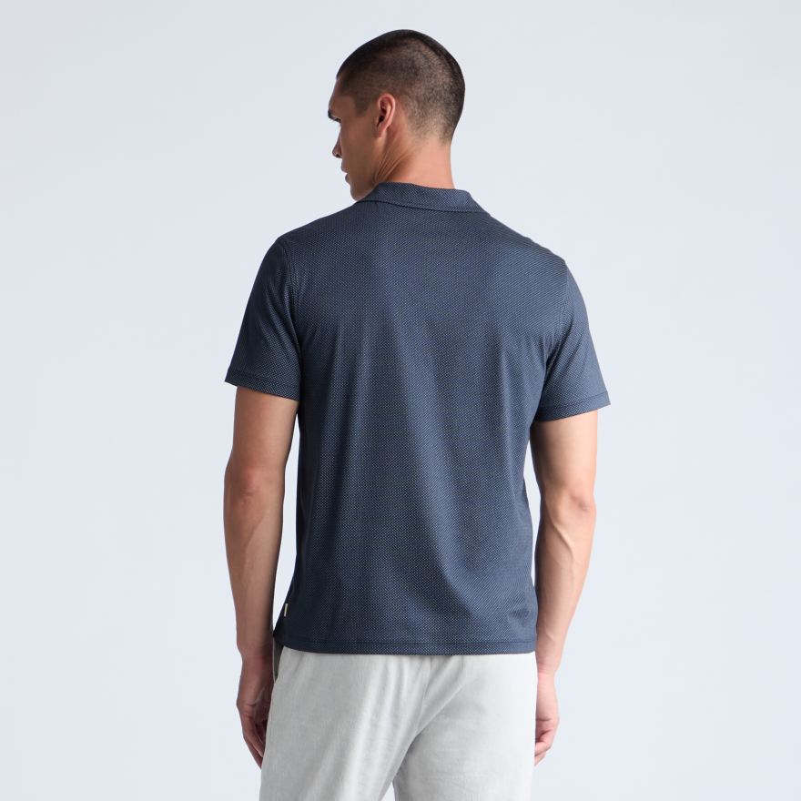 LTD RELEASE DIAMOND JERSEY JOHNNY COLLAR POLO in Twilight - Alternate Image 3