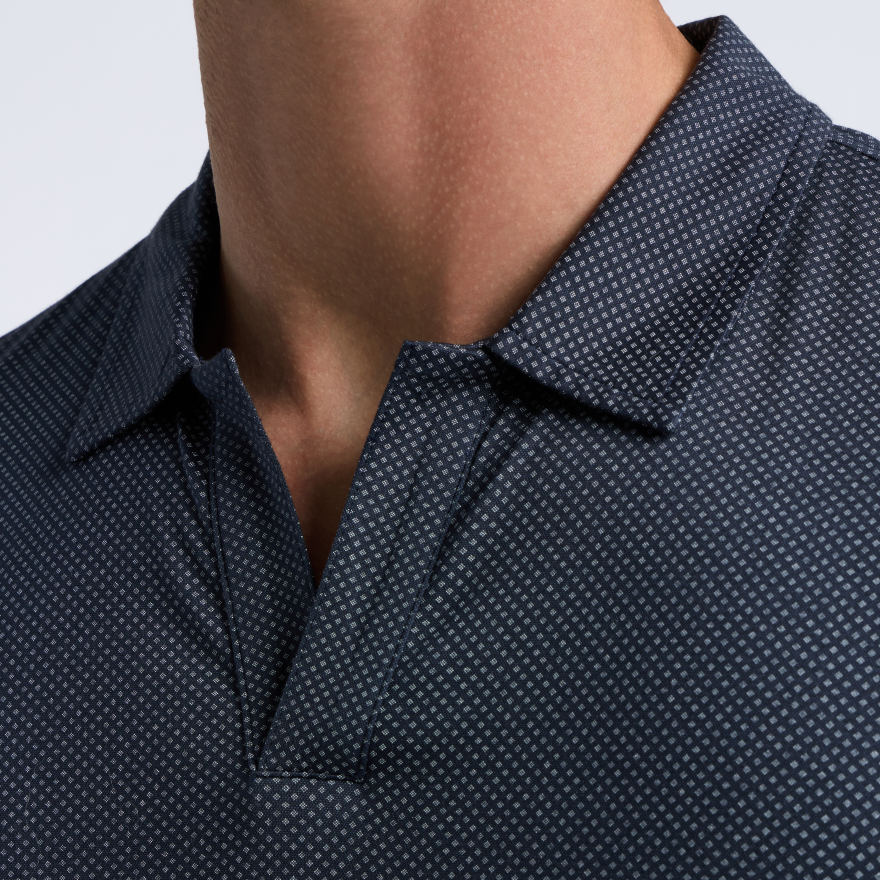 LTD RELEASE DIAMOND JERSEY JOHNNY COLLAR POLO in Twilight - Alternate Image 4