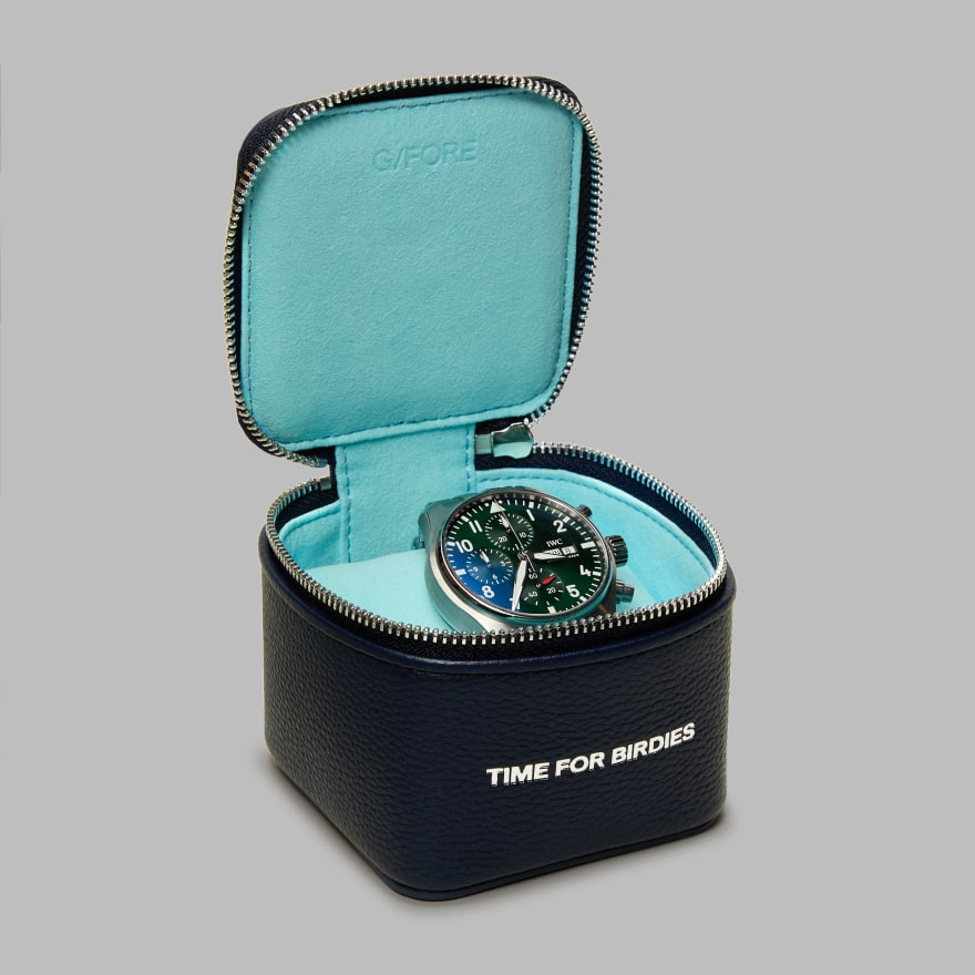 LTD RELEASE BIRDIES LEATHER WATCH CASE in Twilight - Alternate Image 3