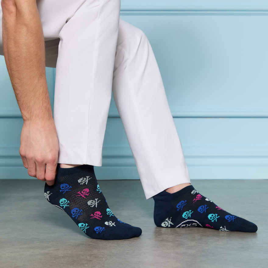 MEN'S LTD RELEASE ASSORTED 3-PACK ANKLE SOCKS in Assorted - Alternate Image 3