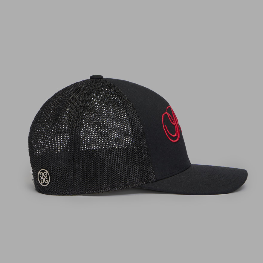 LTD RELEASE POPS TRUCKER HAT in ONYX / LAVA - Alternate Image 3