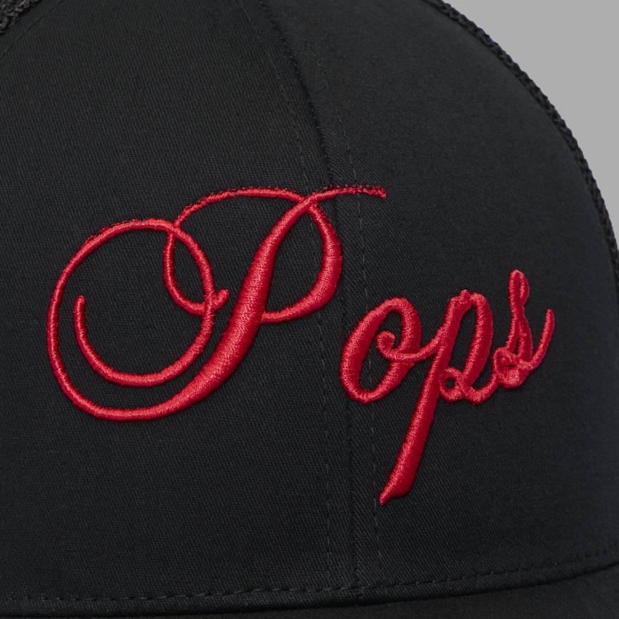 LTD RELEASE POPS TRUCKER HAT in ONYX / LAVA - Alternate Image 1