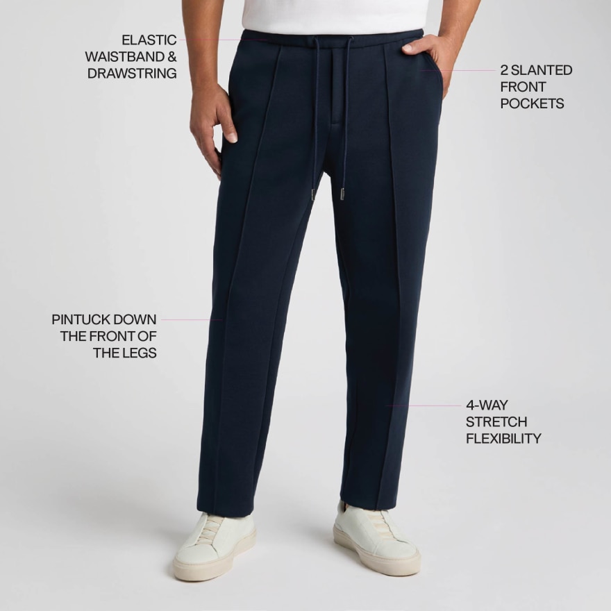 LTD RELEASE COTTON BLEND SCUBA PANT in Twilight - Alternate Image 6