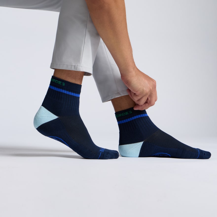 MEN'S PRAY FOR BIRDIES 1/4 SOCK in TWILIGHT / LISBON - Alternate Image 2