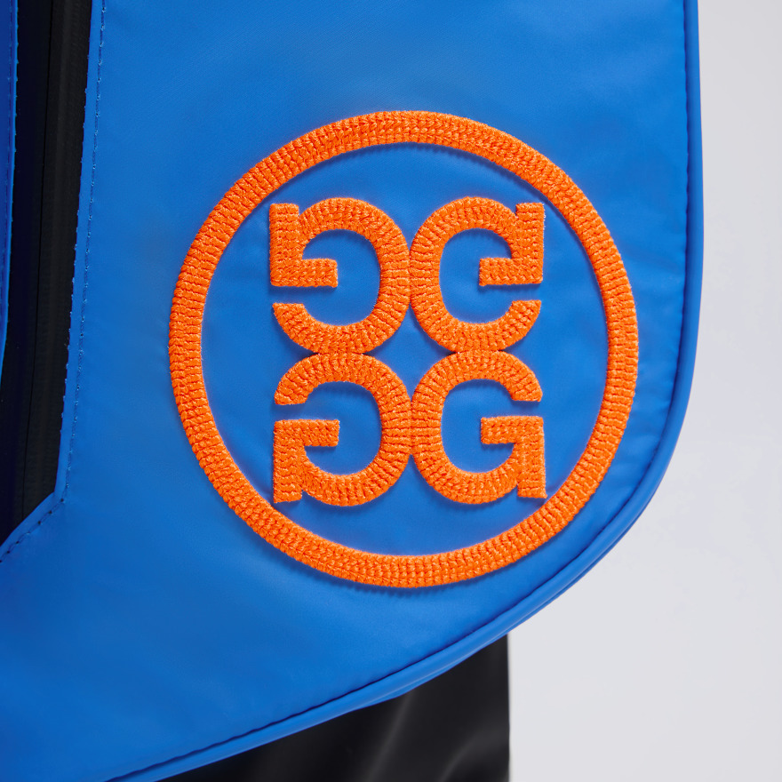 PARACHUTE CARRY GOLF BAG in CERULEAN / SHOCKING ORANGE - Alternate Image 9