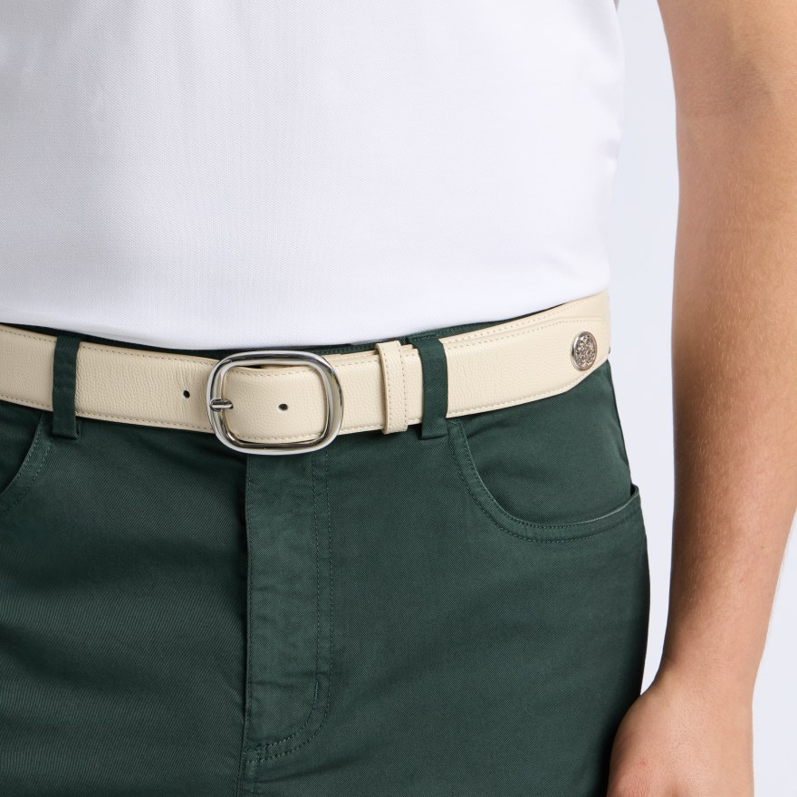 MEN'S CIRCLE G'S WEBBED BELT in STONE - Alternate Image 1