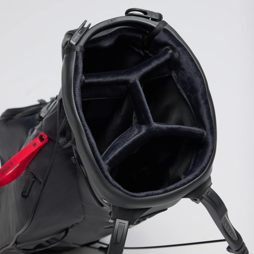 PARACHUTE CARRY GOLF BAG in ONYX / CLASSIC RED - Alternate Image 2