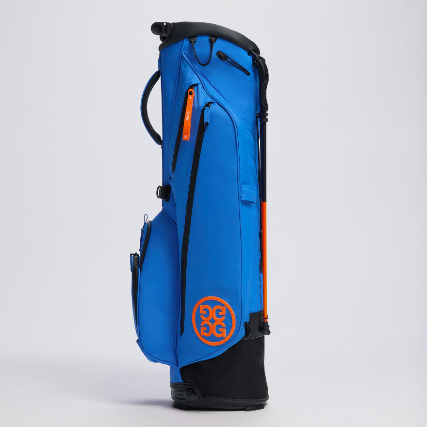PARACHUTE CARRY GOLF BAG in CERULEAN / SHOCKING ORANGE - Alternate Image 3