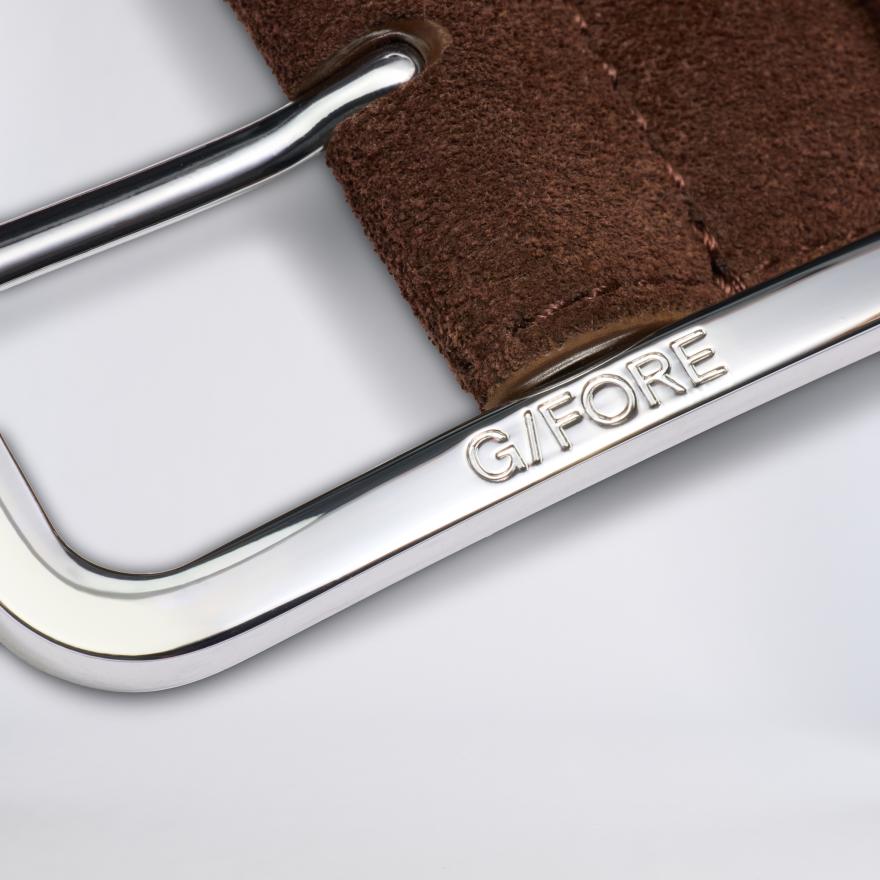 MEN'S LUXE SUEDE BELT in Espresso - Alternate Image 1