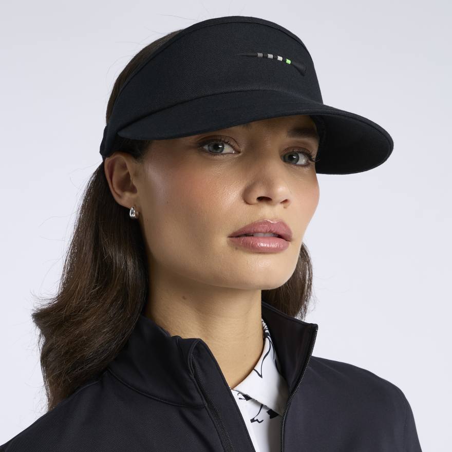 SILICONE TEE VISOR in Onyx - Alternate Image 3