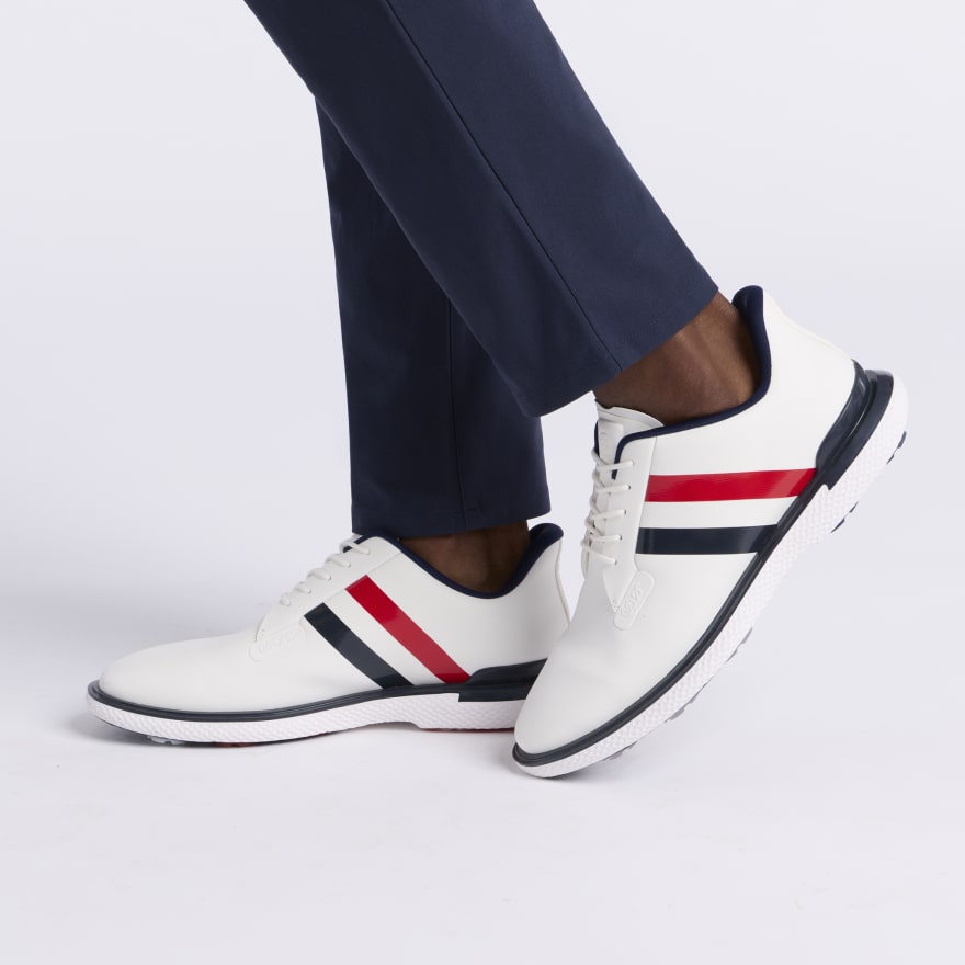 MEN'S GALLIVAN2R STRIPE GOLF SHOE in Snow / Twilight - Alternate Image 4