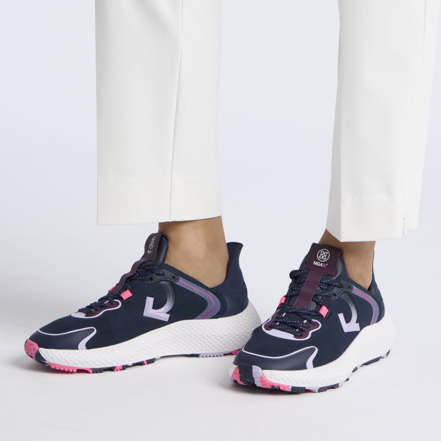 WOMEN'S LTD RELEASE MG4X2 KNIT HYBRID GOLF CROSS TRAINER in TWILIGHT / ORCHID - Alternate Image 5