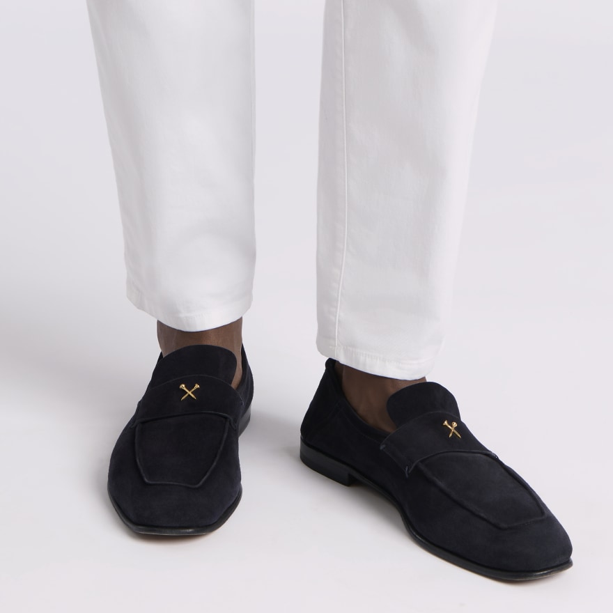 MEN'S METAL TEES SUEDE FLEX LOAFER in Twilight - Alternate Image 5