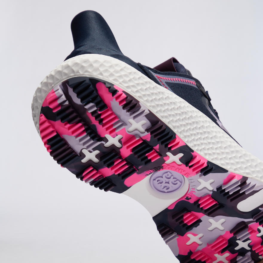 WOMEN'S LTD RELEASE MG4X2 KNIT HYBRID GOLF CROSS TRAINER in TWILIGHT / ORCHID - Alternate Image 1