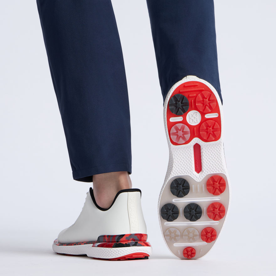 MEN'S GALLIVAN2R GOLF SHOE in SNOW / LAVA - Alternate Image 6