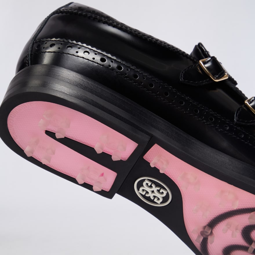 WOMEN'S LTD RELEASE GALLIVANTER LEATHER MONK STRAP LUXE SOLE GOLF SHOE in Onyx - Alternate Image 1