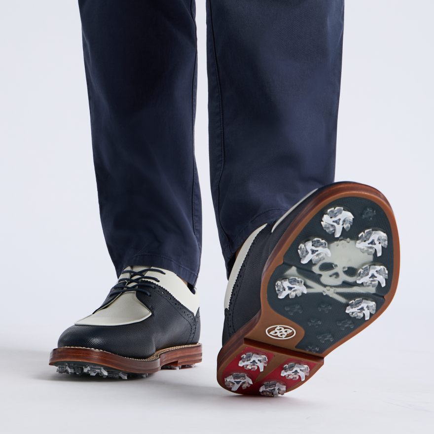 MEN'S LTD RELEASE GALLIVANTER G/LOCK LEATHER LUXE SOLE DERBY GOLF SHOE in Twilight / Snow - Alternate Image 4