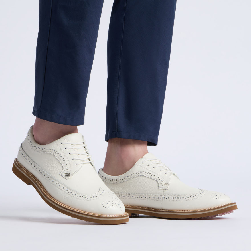 MEN'S LTD RELEASE GALLIVANTER LEATHER LONGWING GOLF SHOE in Snow - Alternate Image 6