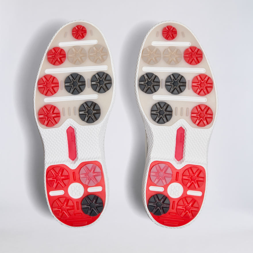 MEN'S GALLIVAN2R GOLF SHOE in SNOW / LAVA - Alternate Image 3