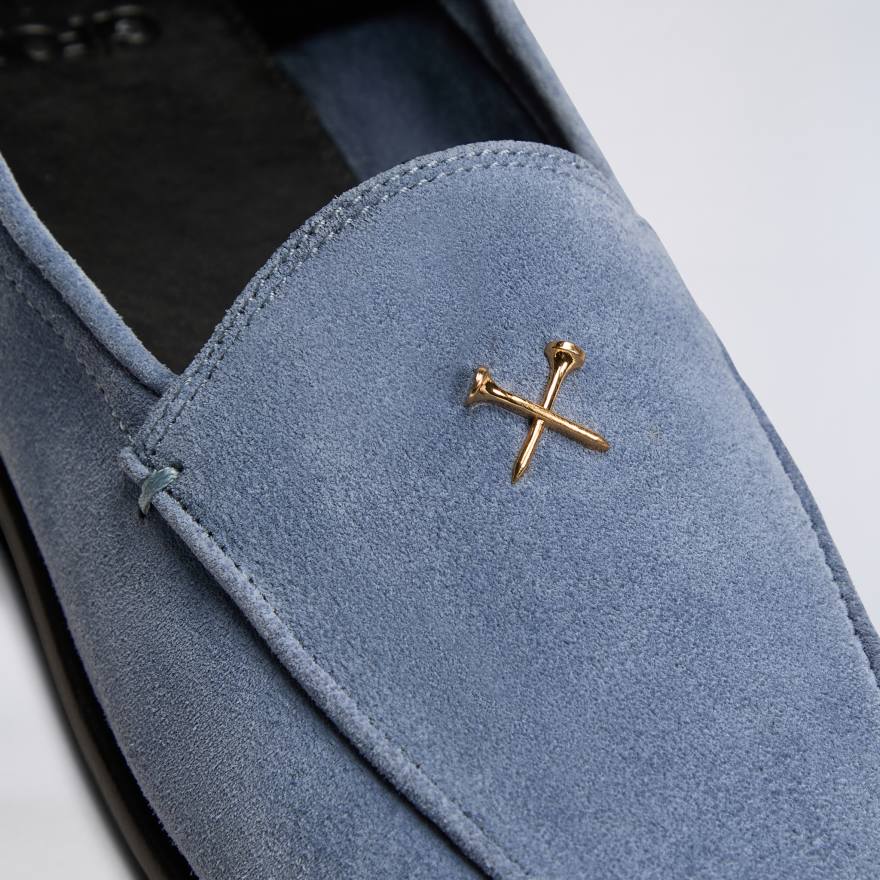 WOMEN'S METAL TEES SUEDE FLEX LOAFER in Willow - Alternate Image 1