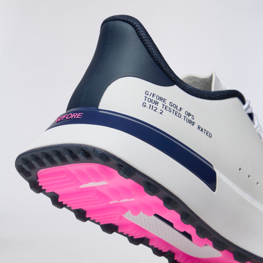 WOMEN'S G.112 KILTIE GOLF SHOE in Snow / Twilight - Alternate Image 1