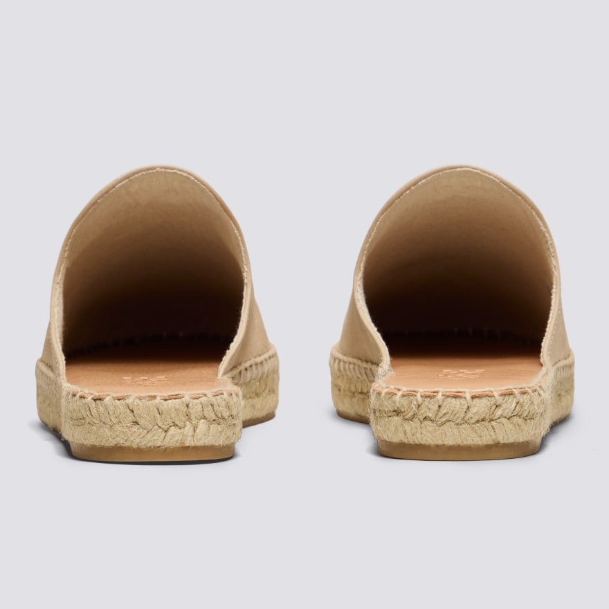 WOMEN'S METAL TEES NUBUCK ESPADRILLE in PUMICE - Alternate Image 4