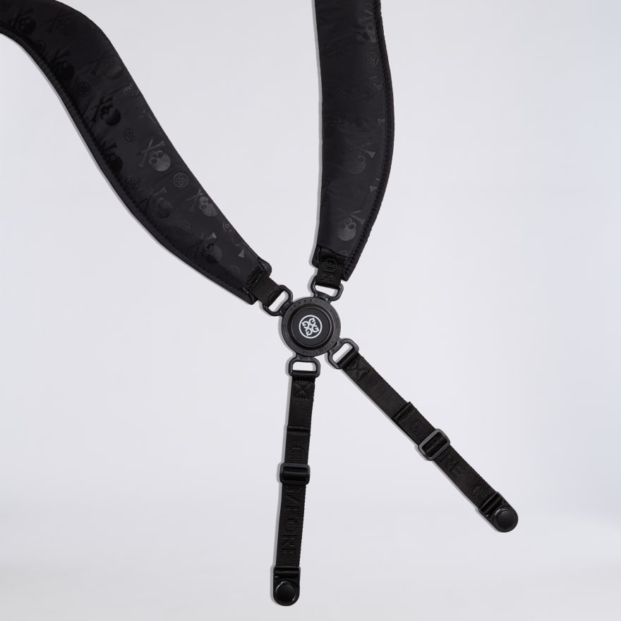 SCRAMBLE SKULL & TEES PARACHUTE CARRY GOLF BAG in Onyx - Alternate Image 3
