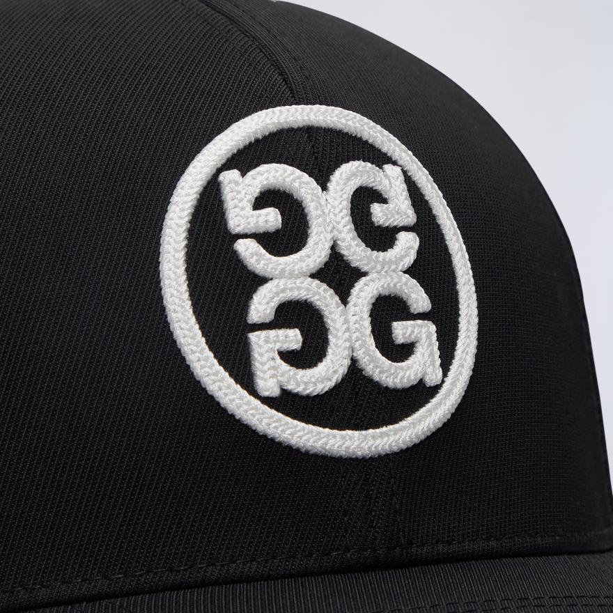 CHAINSTITCH CIRCLE G'S CONTRAST HAT in Onyx/Snow - Alternate Image 1