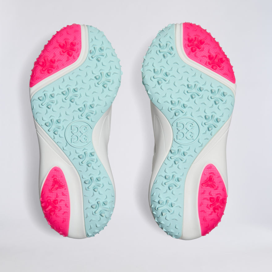 WOMEN'S LTD RELEASE G/18 GOLF SHOE in SNOW / KNOCKOUT PINK - Alternate Image 2
