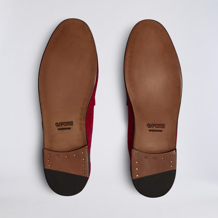 WOMEN'S METAL TEES SUEDE FLEX LOAFER in Lava - Alternate Image 2