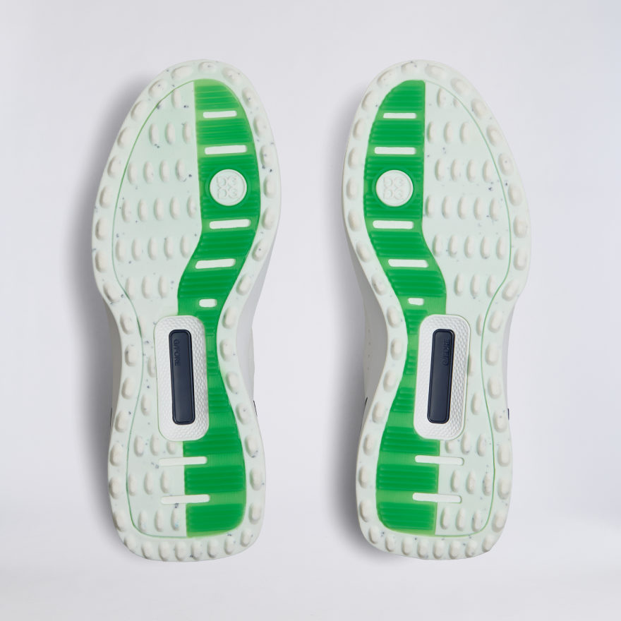 MEN'S G.112 EMBOSSED SKULL & TEES GOLF SHOE in Snow / Clover - Alternate Image 2