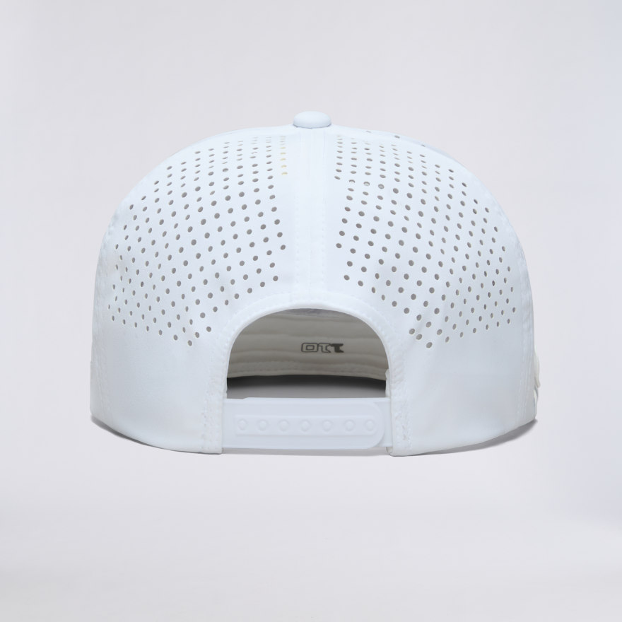 CIRCLE G'S PERFORATED DELTA HAT in Snow - Alternate Image 6
