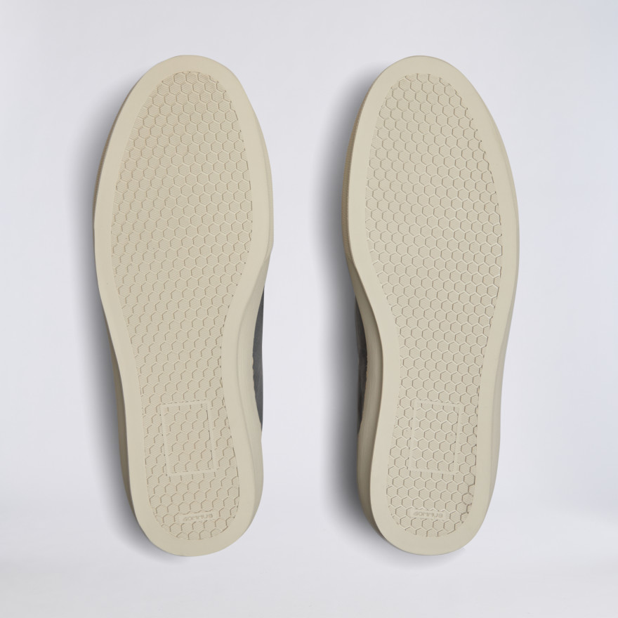 MEN'S ENDEAVOUR SLIP ON LEATHER SNEAKER in MONUMENT - Alternate Image 2