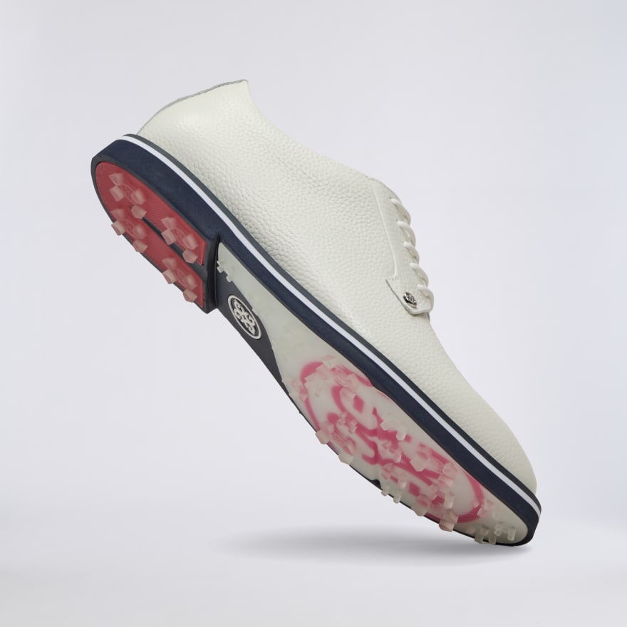 MEN'S GALLIVANTER PEBBLE LEATHER GOLF SHOE in Snow / Twilight - Alternate Image 7