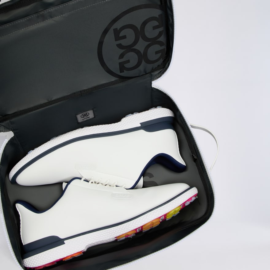 CANVAS SHOE BAG in KNOCKOUT PINK - Alternate Image 5