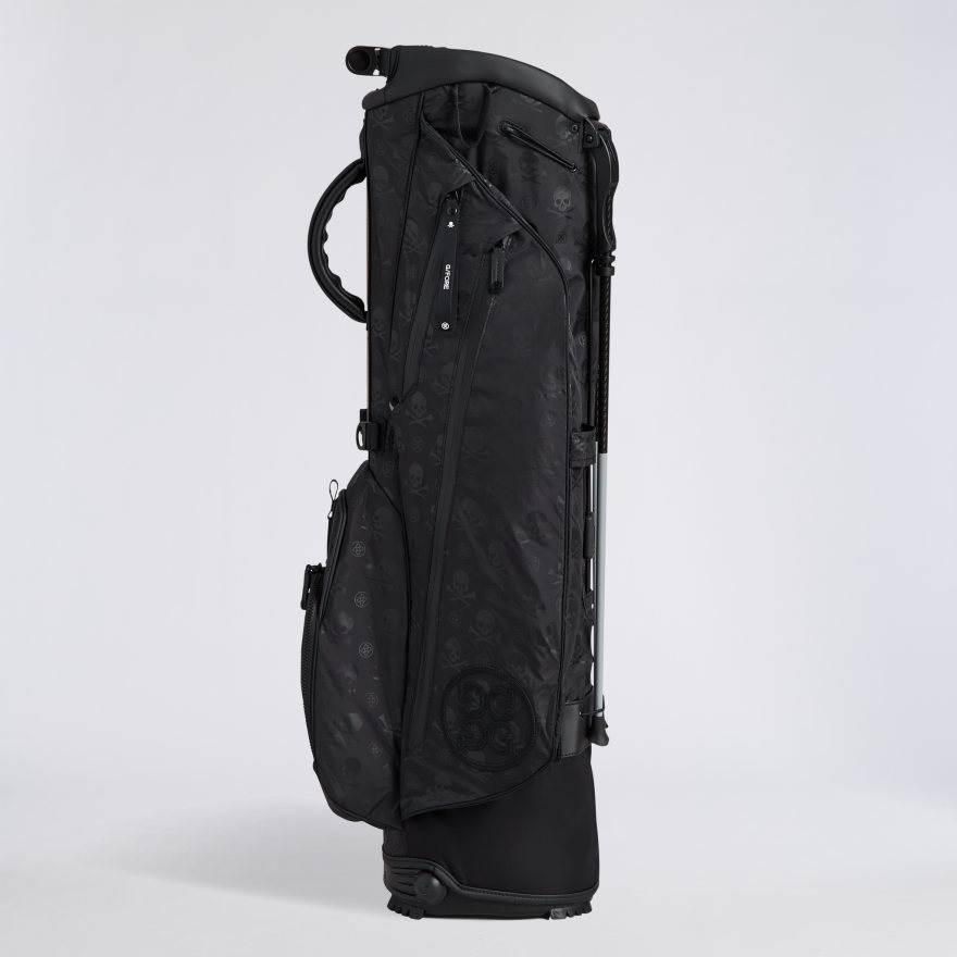 SCRAMBLE SKULL & TEES PARACHUTE CARRY GOLF BAG in Onyx - Alternate Image 8