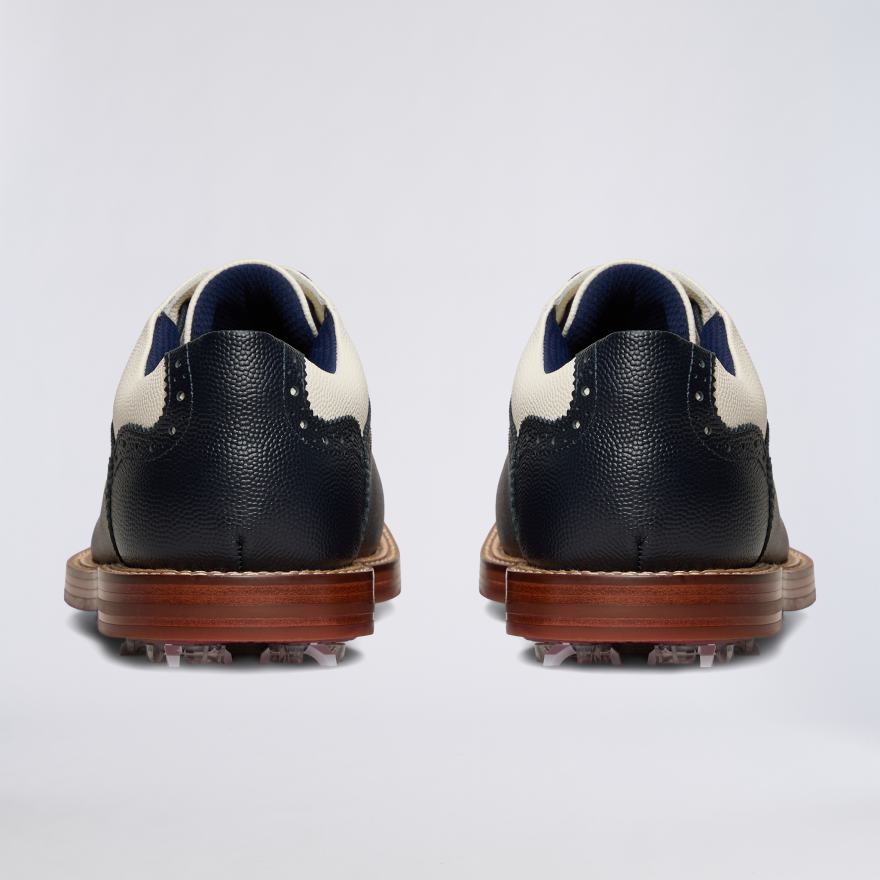 MEN'S LTD RELEASE GALLIVANTER G/LOCK LEATHER LUXE SOLE DERBY GOLF SHOE in Twilight / Snow - Alternate Image 3
