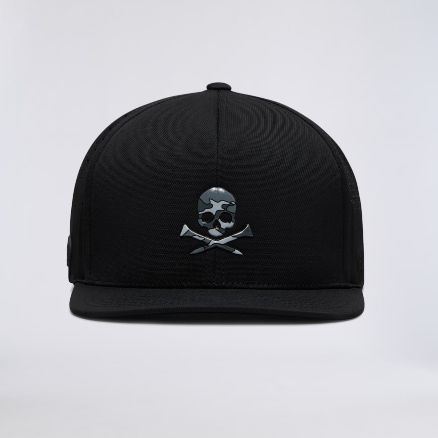 SKULL & TEES PERFORATED DELTA HAT in Onyx - Alternate Image 5