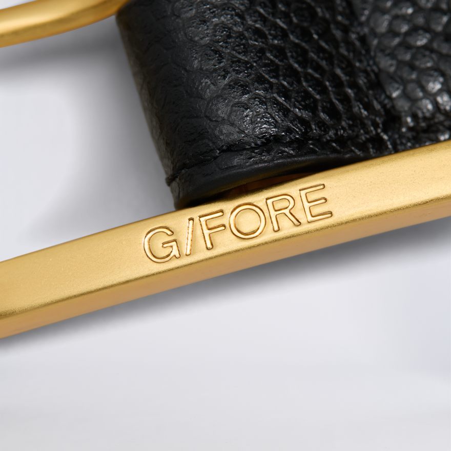 MEN'S LUXE PEBBLE LEATHER BELT in Onyx - Alternate Image 1