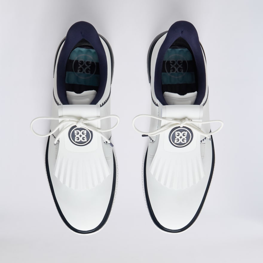 WOMEN'S GALLIVAN2R SIDE STRIPE KILTIE GOLF SHOE in Snow / Twilight - Alternate Image 7